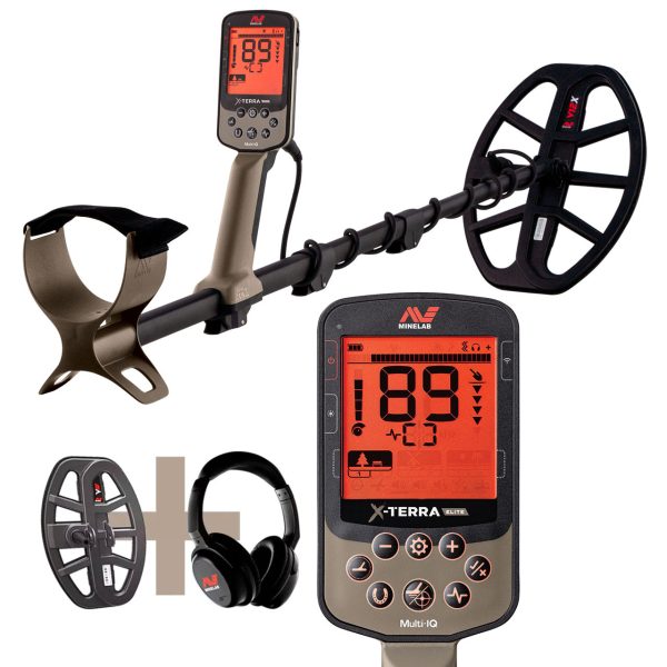 فلزیاب Minelab X-Terra Elite با کویل V12X و نمایشگر رنگی