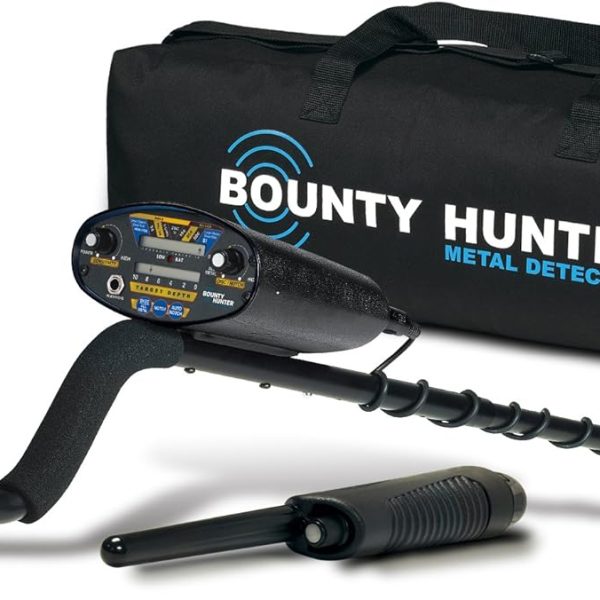 خرید فلزیاب فست ترکر بانتی هانتر مناسب برای شناسایی سکه و اشیای فلزی کم عمق با طراحی ساده و قیمت اقتصادی