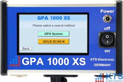 فلزیاب تصویری GPA 1000 XS با نمایشگر لمسی و تبلت