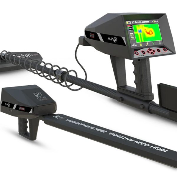 فلزیاب حرفه ای ajax گاما با نمایشگر رنگی 5 اینچی و سه سیستم کاوش پیشرفته.