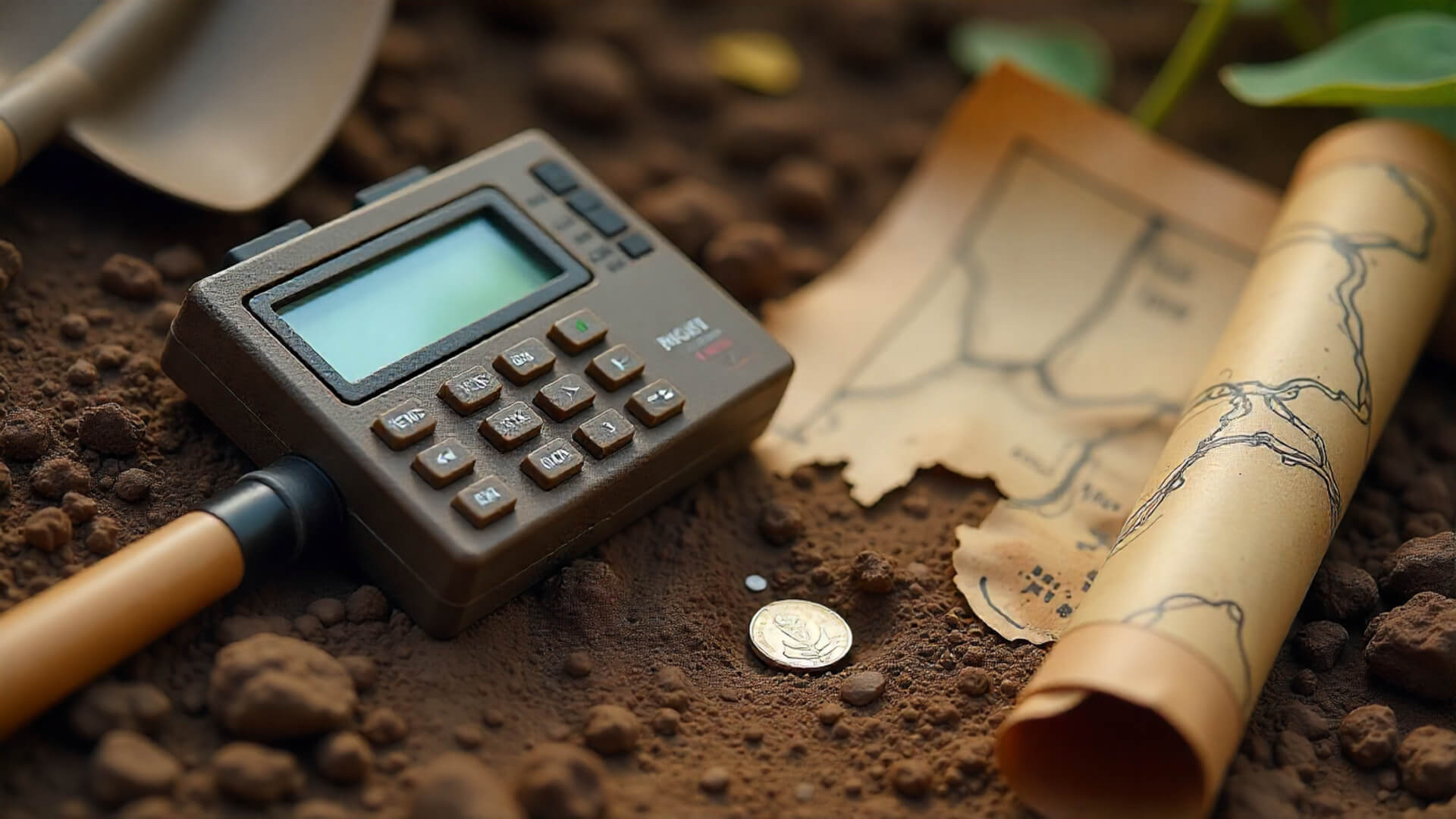 فلزیاب دست ساز ساخته شده از رادیو امواج ام و ماشین حساب.