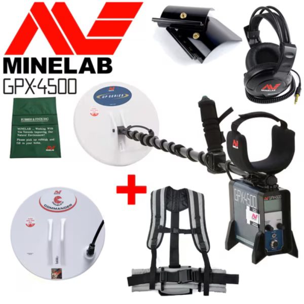 فلزیاب ماینلب GPX 4500 با کویل بزرگ و پنل کنترل دیجیتال